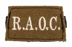 Royal Army Ordnance Corps Slip on Shoulder Title