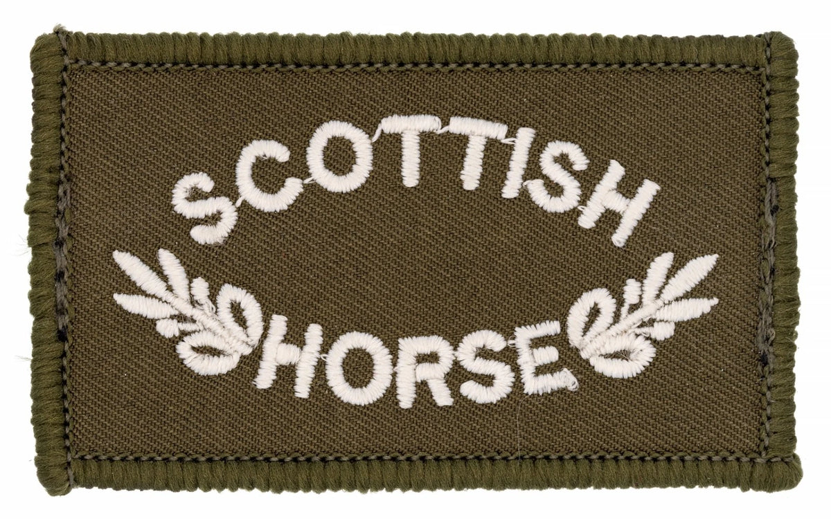 Scottish Horse Slip on Shoulder Title