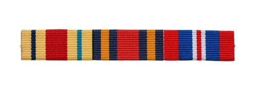 WW2 Africa Star, Burma & War Medal Ribbon Bar