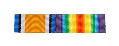 WW1 British War and Victory Medal Ribbon Bar