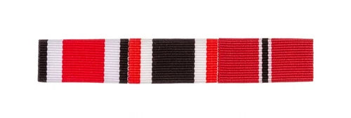 WW2 German Iron Cross 2nd Class, War Merit Cross, Eastern Front Ribbon Bar