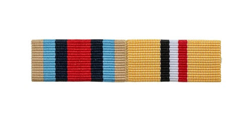 Afghanistan Operational Service 2000 & Iraq Medal Ribbon Bar